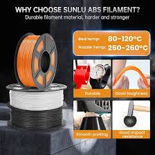 Filamento SUNLU ABS para Impresoras 3D - Alta Calidad y Durabilidad