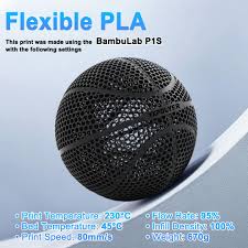 YXPOLYER Filamento Flexible de Baloncesto Reutilizable - PLA Flexible de Alta Calidad