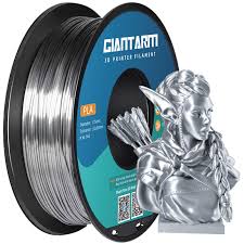 Filamento PLA Plateado GIANTARM 1kg para Impresoras 3D