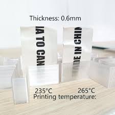 Filamento PETG Transparente para Impresoras 3D - Bobina de 1 Libra