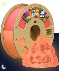 Filamento OVERTURE PLA Fluorescente 1.75mm para Impresión 3D