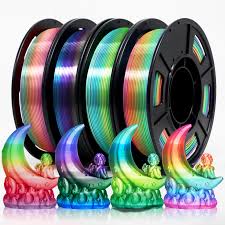 Filamento Multicolor Brillante para Impresoras 3D