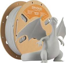 Filamento PLA Gris Claro ERYONE para Impresión 3D