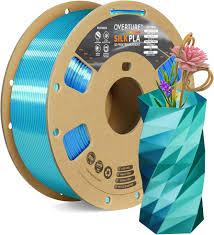 Filamento OVERTURE PLA Seda Verde Azul - Precisión Dimensional